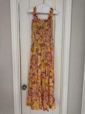 Billabong-Floral Smocked Sundress